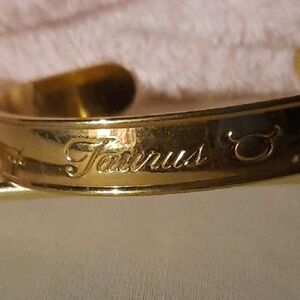AVON Gold Taurus Bangle Bracelet